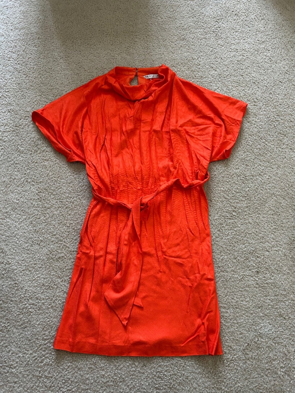 Trina Turk NEW W/Tags Jubilation Dress Sz 12 Torch/Orange Color $388
